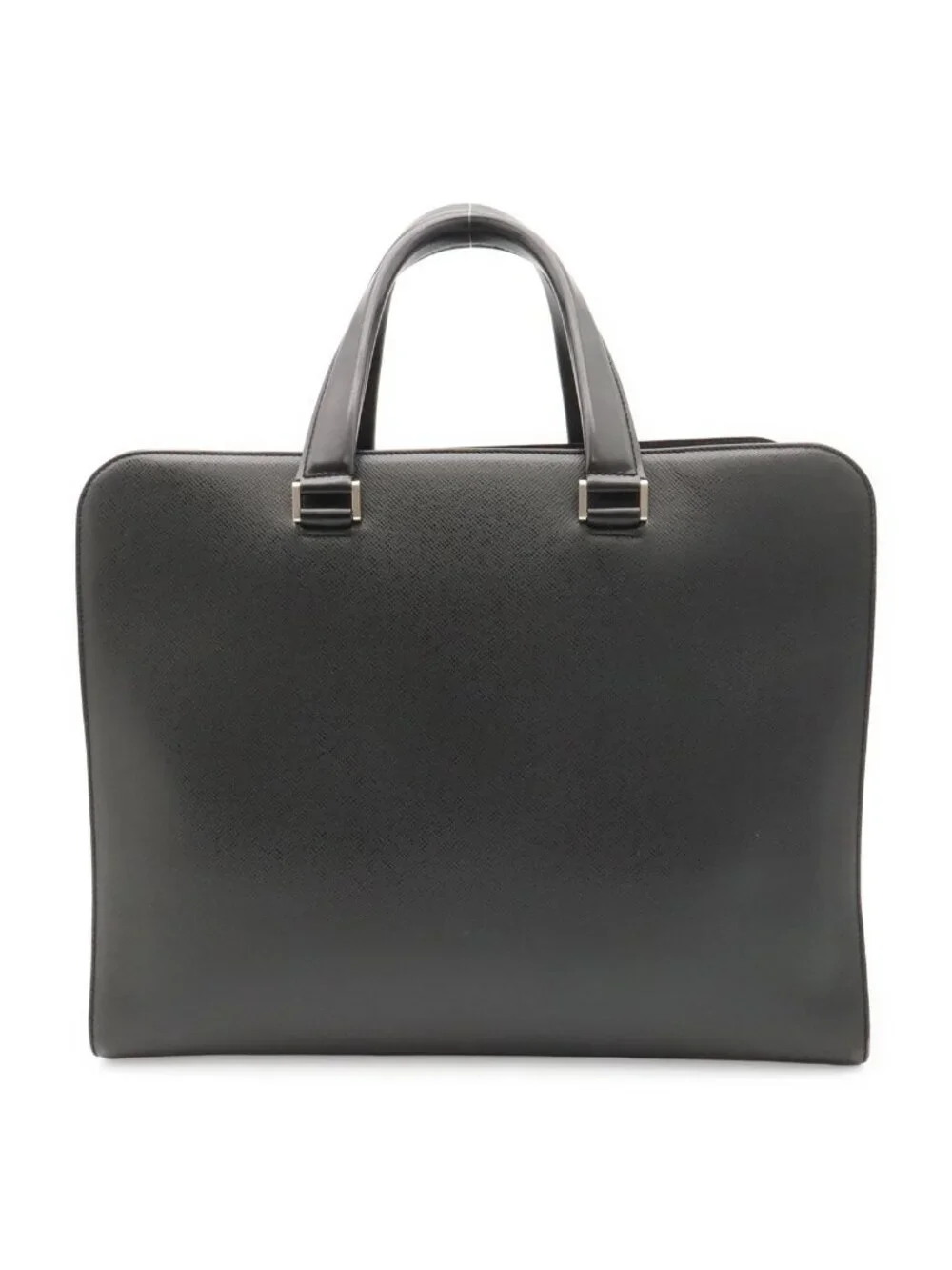 Louis Vuitton Taiga Nevski Business Briefcase Document Purse Ardoise Black